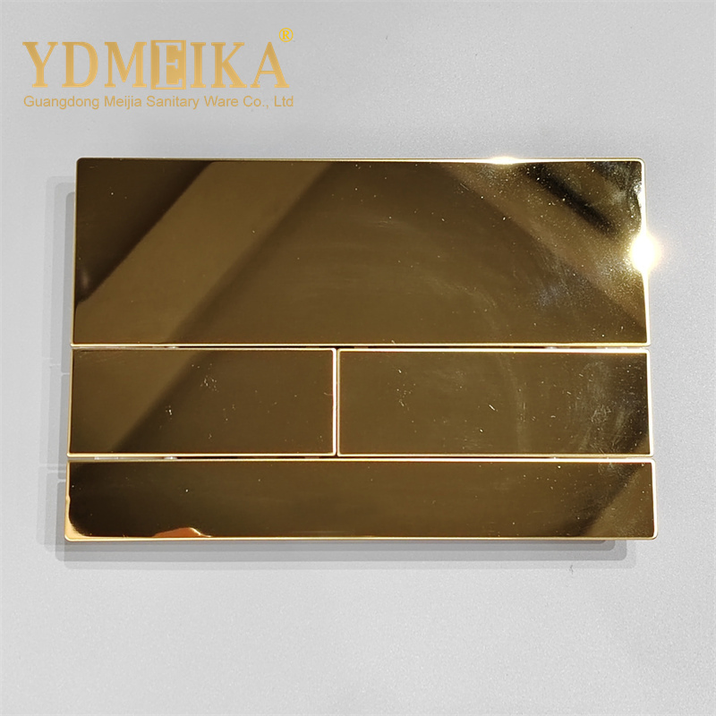 High Quality Water Tank Toilet Stainless Steel Dual Flush Button Square Concealed Cistern Flush Button Panel