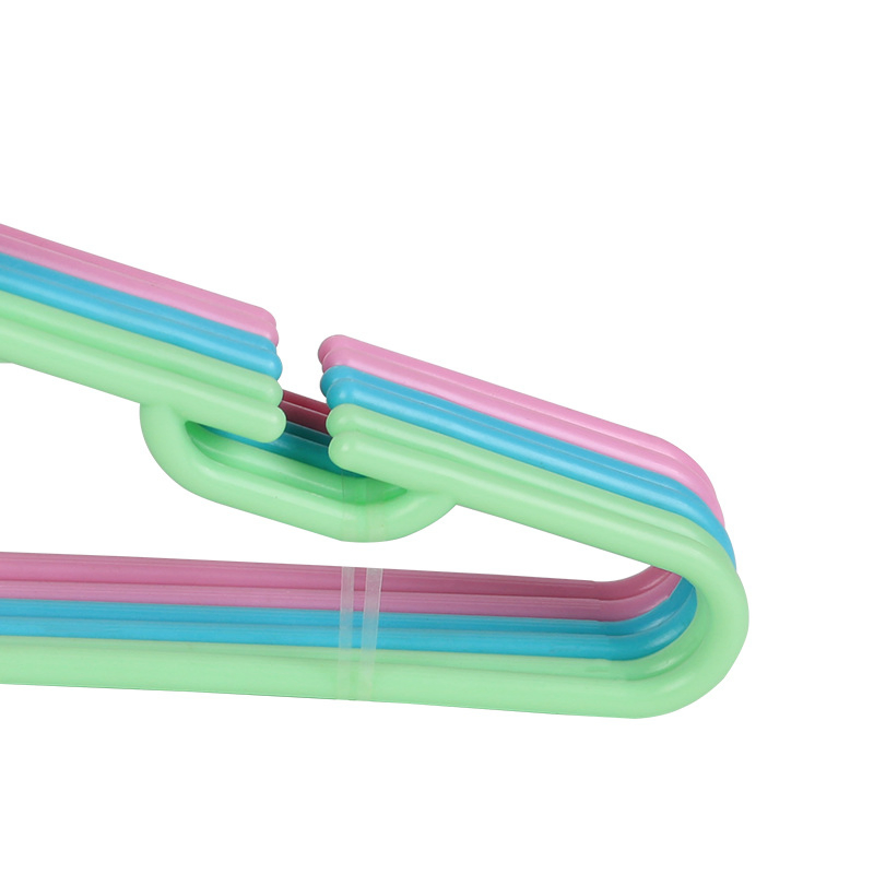 Simple Style Plastic Traceless Kids Coat Hangers for Children Non-Slip Hook Small Baby Clothes Hanger