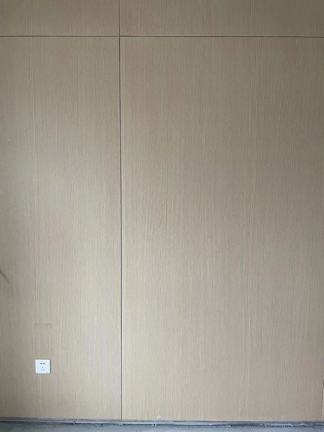 Conference Hall Wall Panel Sound Absorption Oak Veneer Micro Perforated Acoustic Building Product