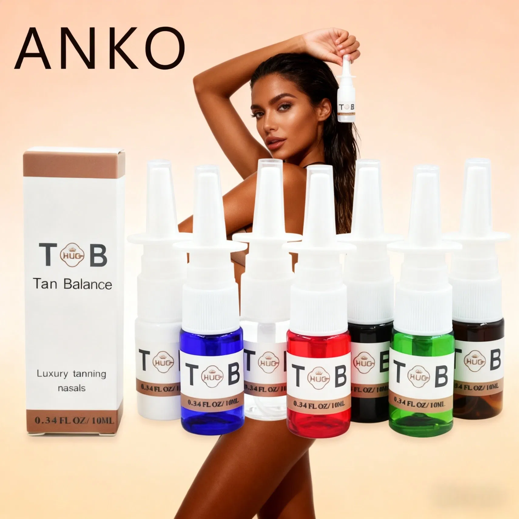 Boosting Melanotan Spray - Enhanced Melanin Production Double Strength Strong Tanning Nasal Spray