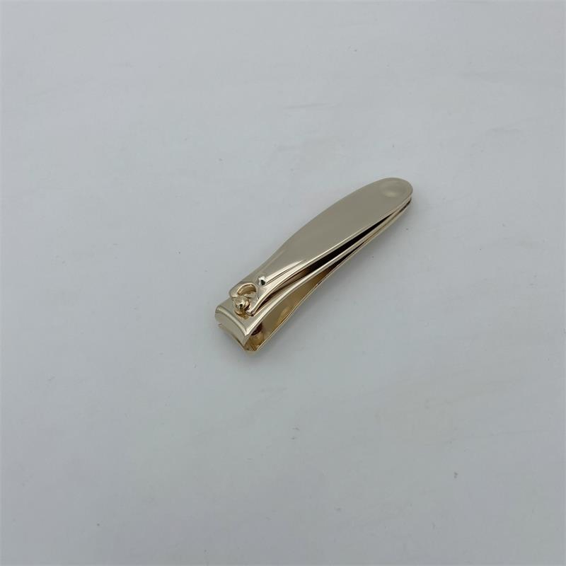 Foshan High Quality Deluxe Gold Plated Finger Toe Tip Middle Nail Cutter Clipper with File