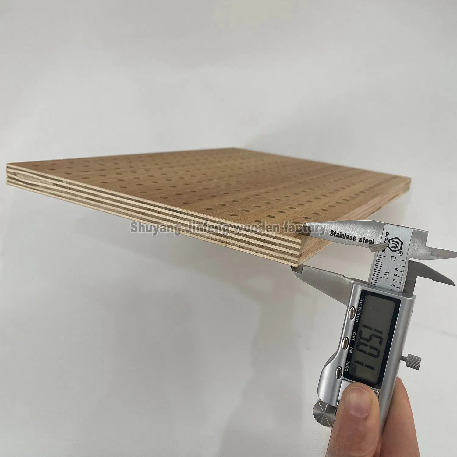 Noise Absorbing Material Soundproof Board Wooden Perforated Acoustic Panel