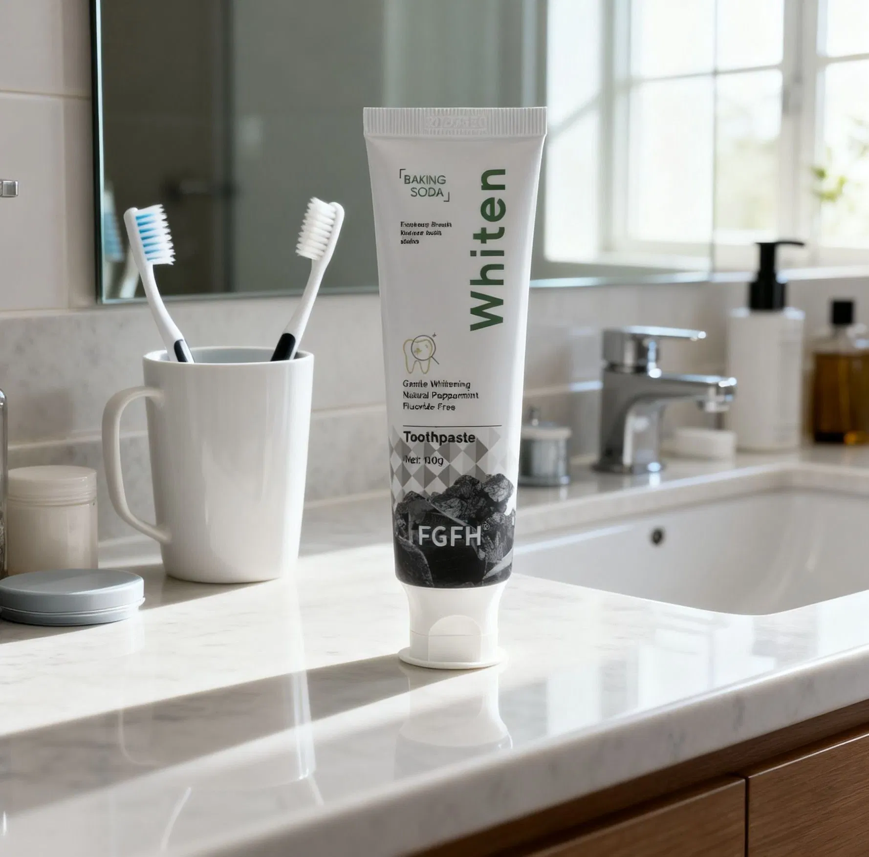 Отбеливающая зубная паста FGFH без фтора