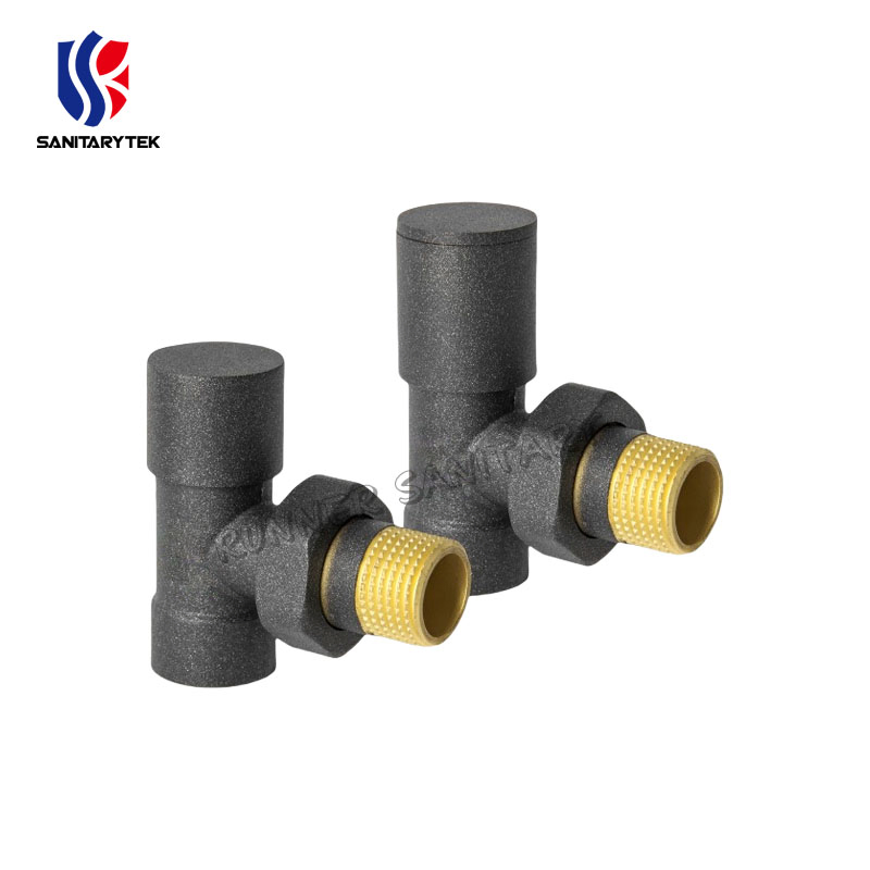 Angled Radiator Valve for Heated Towel Rail