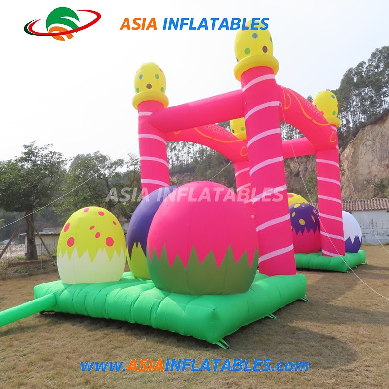 Advertising Welcome Inflatable Gate Arch with LED Lighting for Outdoor Event Decoration