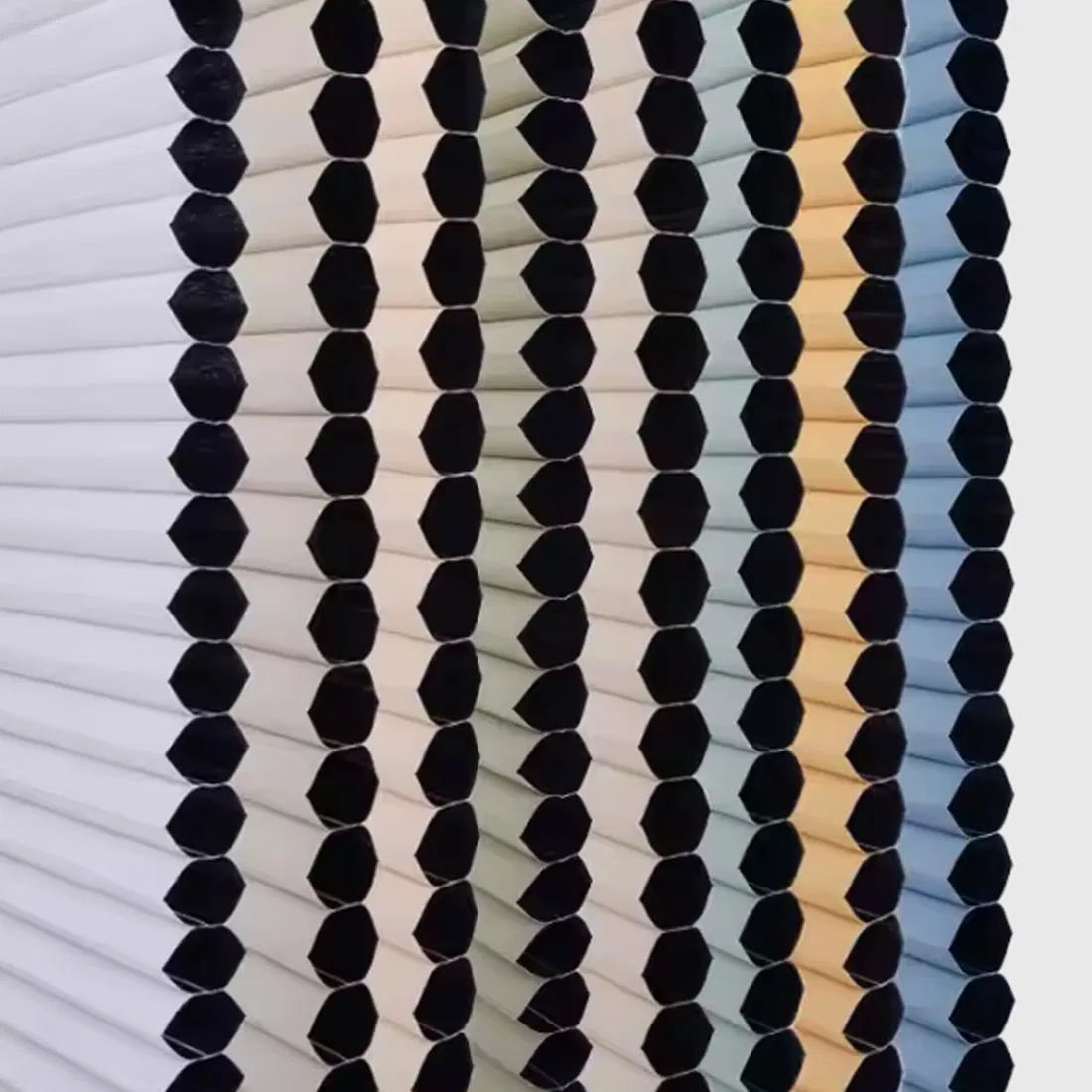 Non Woven Vertical Honeycomb Motorized Curtain Window Blind Blackout Fabric