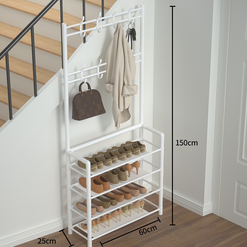 Customizable Simple Modern Bedroom Livingroommultilayer Clothes Hangerstand Corner Coat Rack