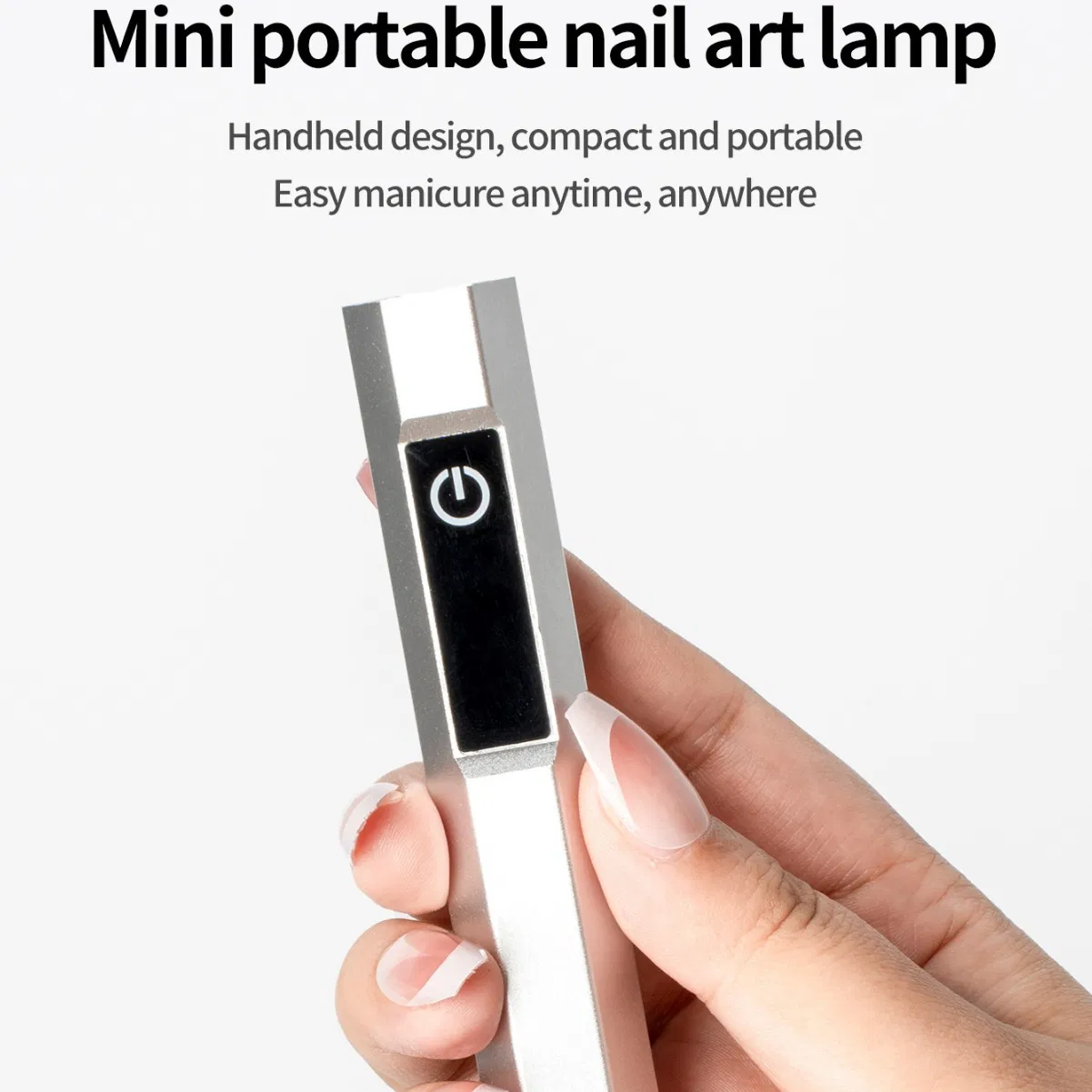 Portable Light Therapy Gel Nail Stickers for Easy Application