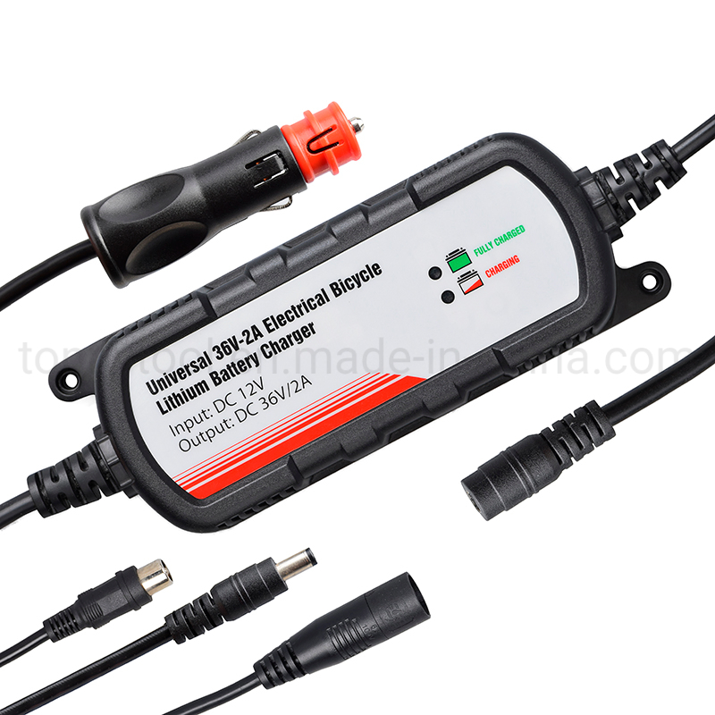 Intelligent 36V Lithium Battery Charger with Overcharge Protection & LED Indicator