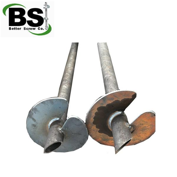 Construction Hot Dipped Galvanized Ground Screw Pile