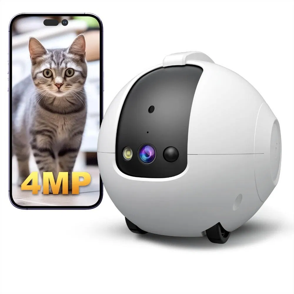 Factory Price Smart Pet Robot Camera Dual Lens 360 Panoramic Mobile Monitor with Auto Tracking and Two-Way Audio