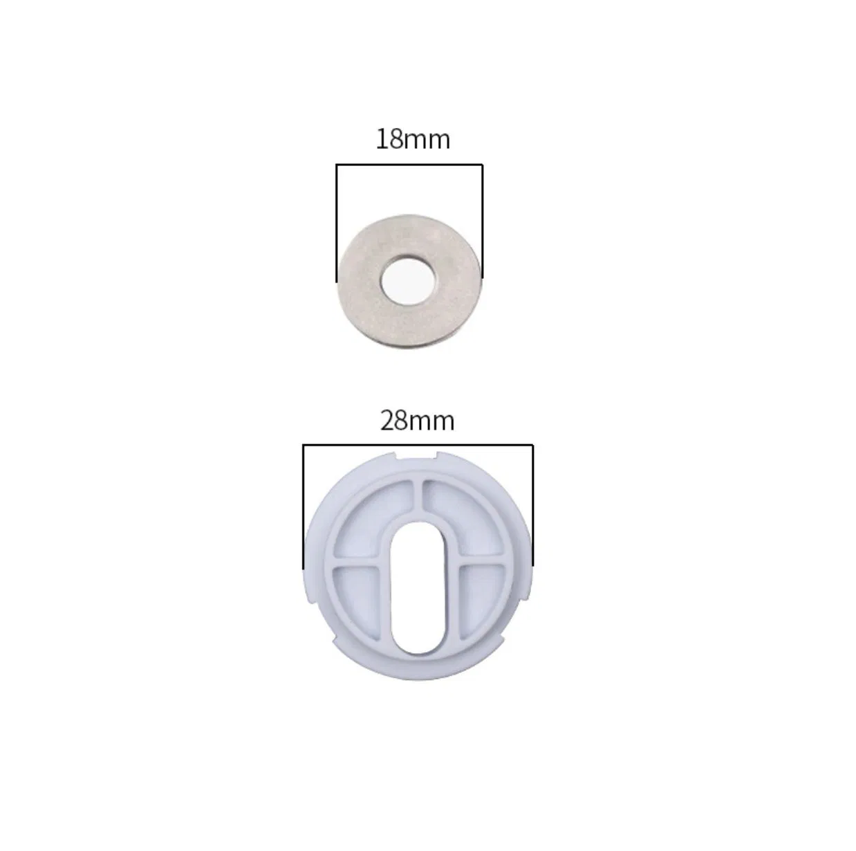 Modern Toilet Seat Cover Fixing Screws and Nuts Extended Expansion Bolts for Bathroom Fitting Replacement Accessories