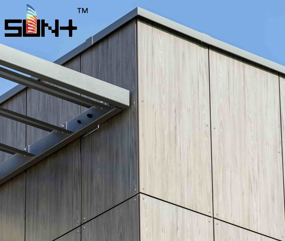 Factory Price Anti-UV Compact Fireproof High Pressure Laminate Waterproof Outdoor Exterior Wall Decorative Phenolic Formica HPL Panel for Building Decoration