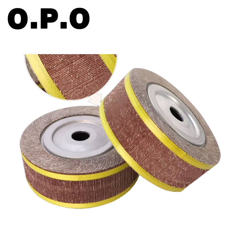 300mm Diameter Flap Wheel Emery Wheel for Polishing Stainless Steel Pipes