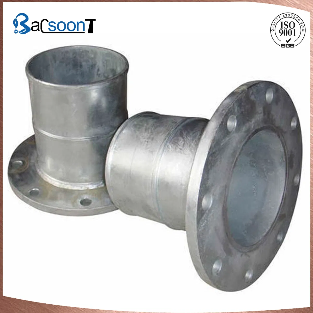 Customized Steel/Stainless Steel/Carbon Steel Lost Wax Casting/Precision Casting Kitchen Implements Steel Flange Coupling with Sandblasting/Machining