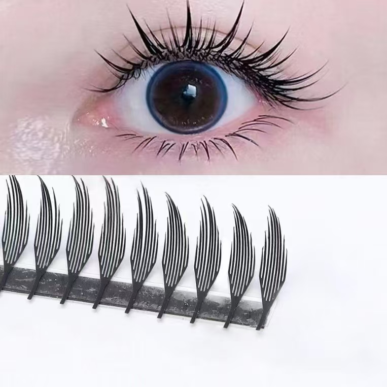 2025 Premium Comic Spire 3D 3D Super Soft Beauty Eyelash Extensions Special Grafting Feathered Comic Wings Eyelash Extension