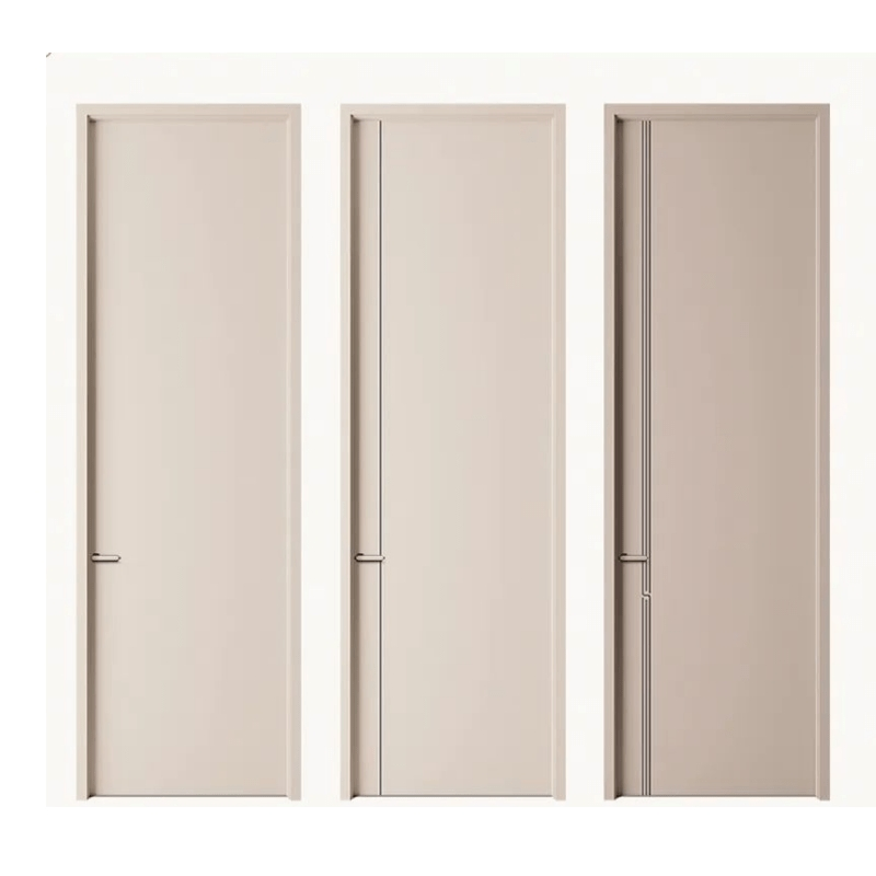 Online Technical Support Custom Sizes Formaldehyde-Free Interior WPC PVC Bathroom Hotel House Door