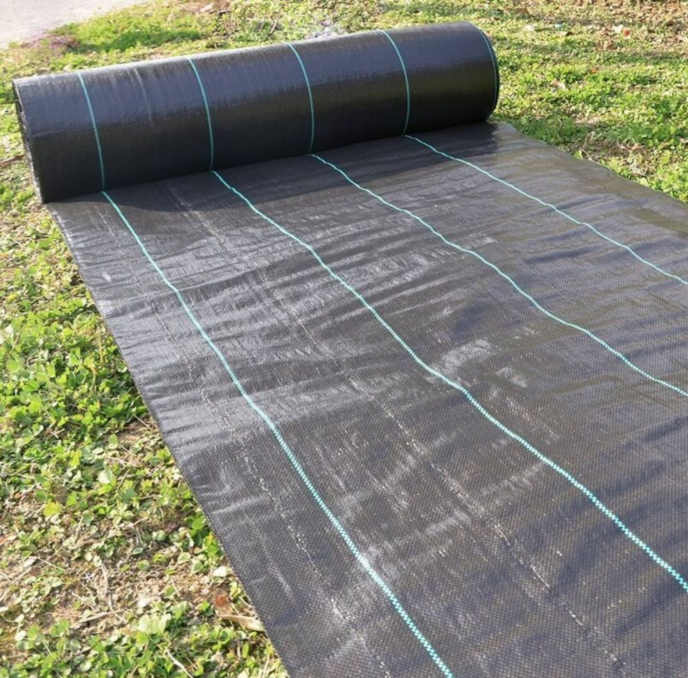 PP Woven Fabric Ground Cover Weed Barrier Control Mat for Landscape