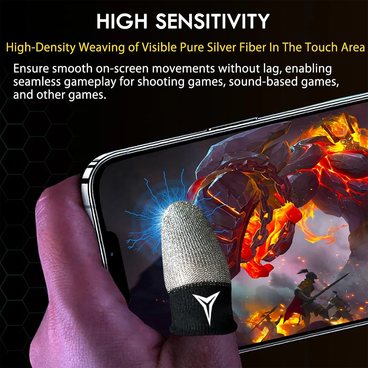 Антипотные напальчники для геймеров