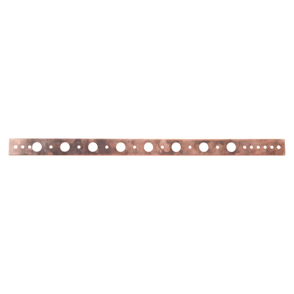 1/2 in X 20 in Copper Bonded Steel Pipe Support Bracket