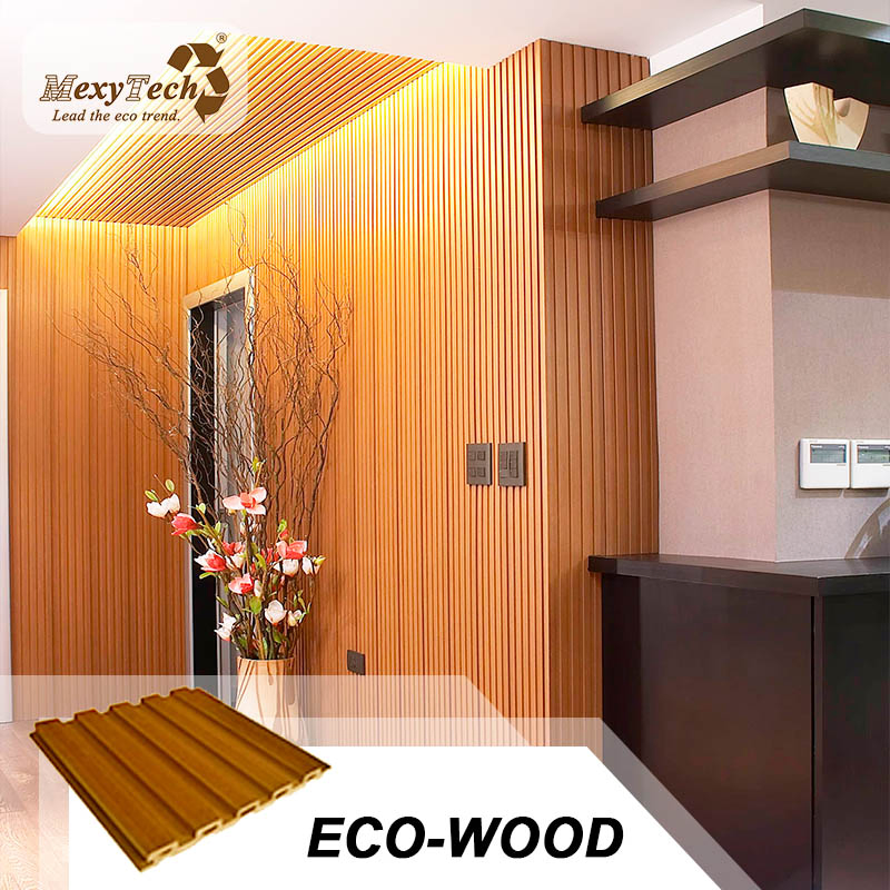 WPC/PVC Wood and Plastic Composite Indoor Design Wall Panel 202*30mm