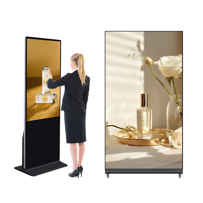 Сенсорный киоск для рекламы 4K с напольной стойкой