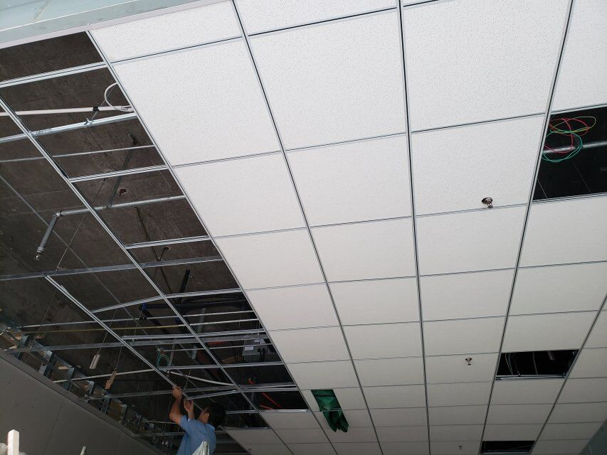Steel Profile Ceiling T Bar PVC Accessories Hight Steel Keel Parts