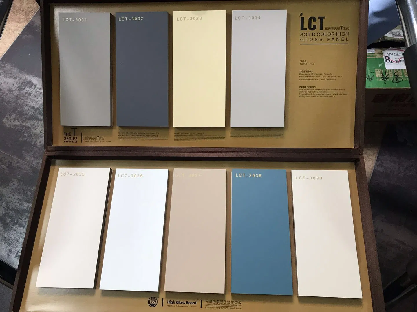 Zhihua Pet Laminated MDF P2 MDF Quality 1220X2745X18mm for USA Market