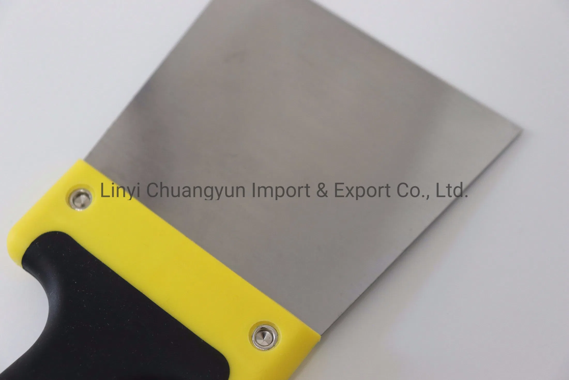 Wall Painting Scraper Putty Knife with Rubber Handle Stainless Blade