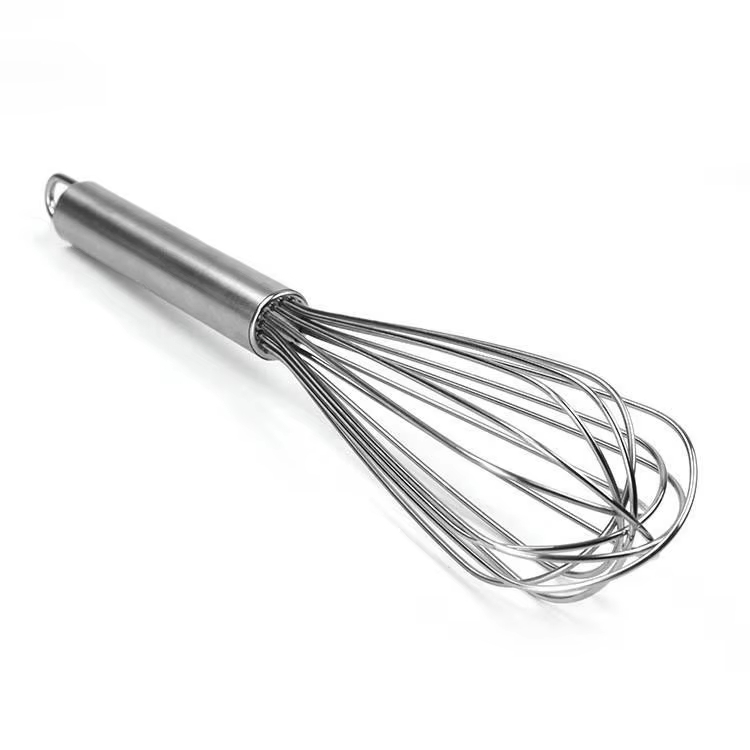 Easy to Use Whisk Stainless Steel 304 Wire Hand Power Whisk with 8 Lines