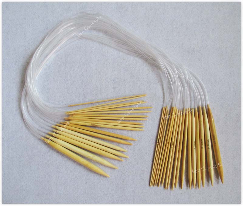 Wholesale 11 Sizes Bamboo Knitting Needles - Double Pointed Ends