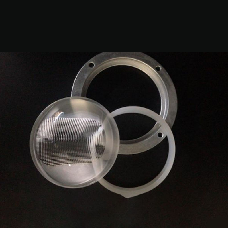 78mm 125X80 Degree Glare Concave Convex LED Street Light COB Glass Lens Light Lens