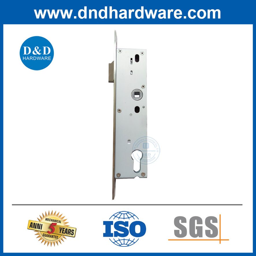 Zinc Alloy Reversible Latch Bolt Aluminum Door Narrow Lock for Steel Door