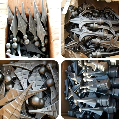 Durable Spearhead Design Balcony Fence for Maximum Security