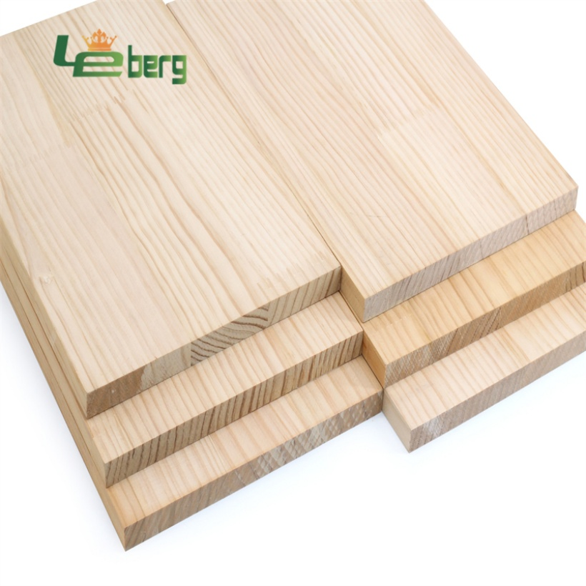 Natural Straight Pattern Paulownia/Poplar/Pine Edge Glue Finger-Joint Solid Boards for Furniture Use