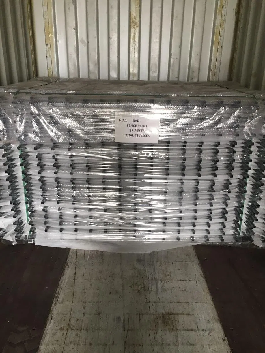 High Quality Powder Coated House Steel Fencing Metal Fence