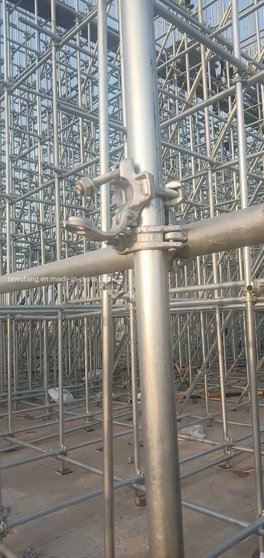 Scaffolding Pipe Parts Capacity Double Swivel Clamp