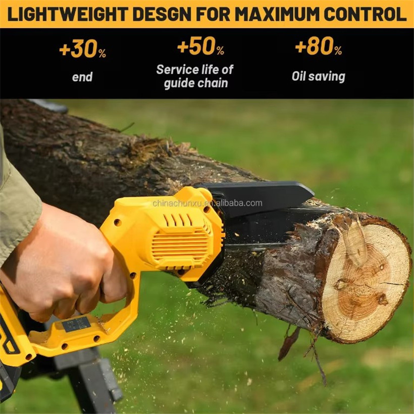 6-12 Inch Cordless Handheld Chainsaw for All-Round Cutting Ventures