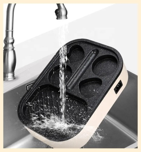 Multi-Functional Home Breakfast Cooking Machine for Frying Eggs Electric Grill