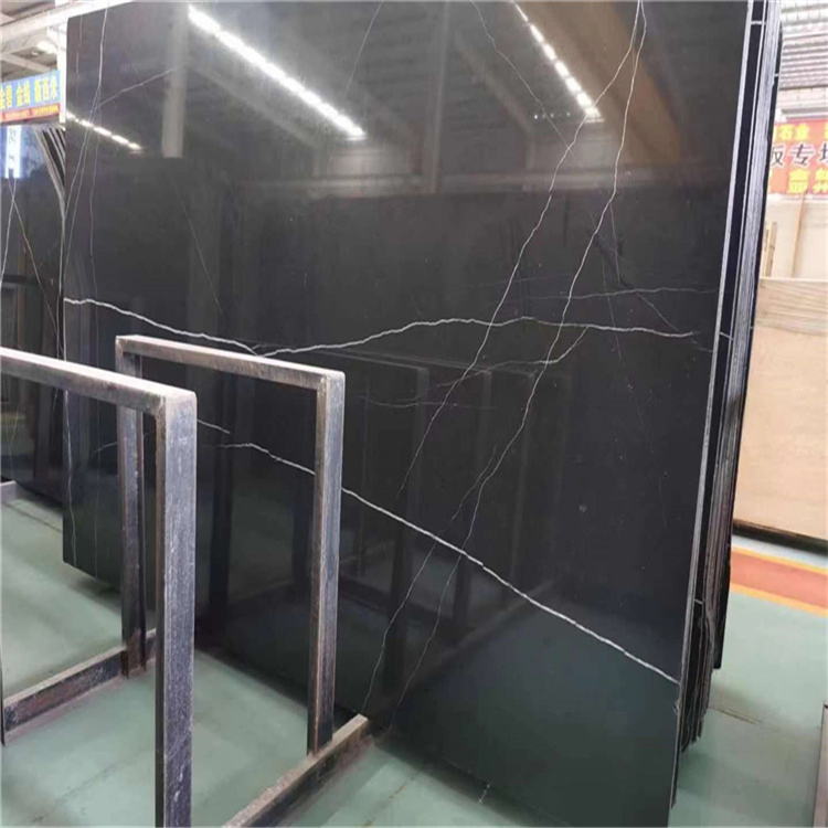Black Nero Marquina Marble Slabs for Countertop / Vanity Top