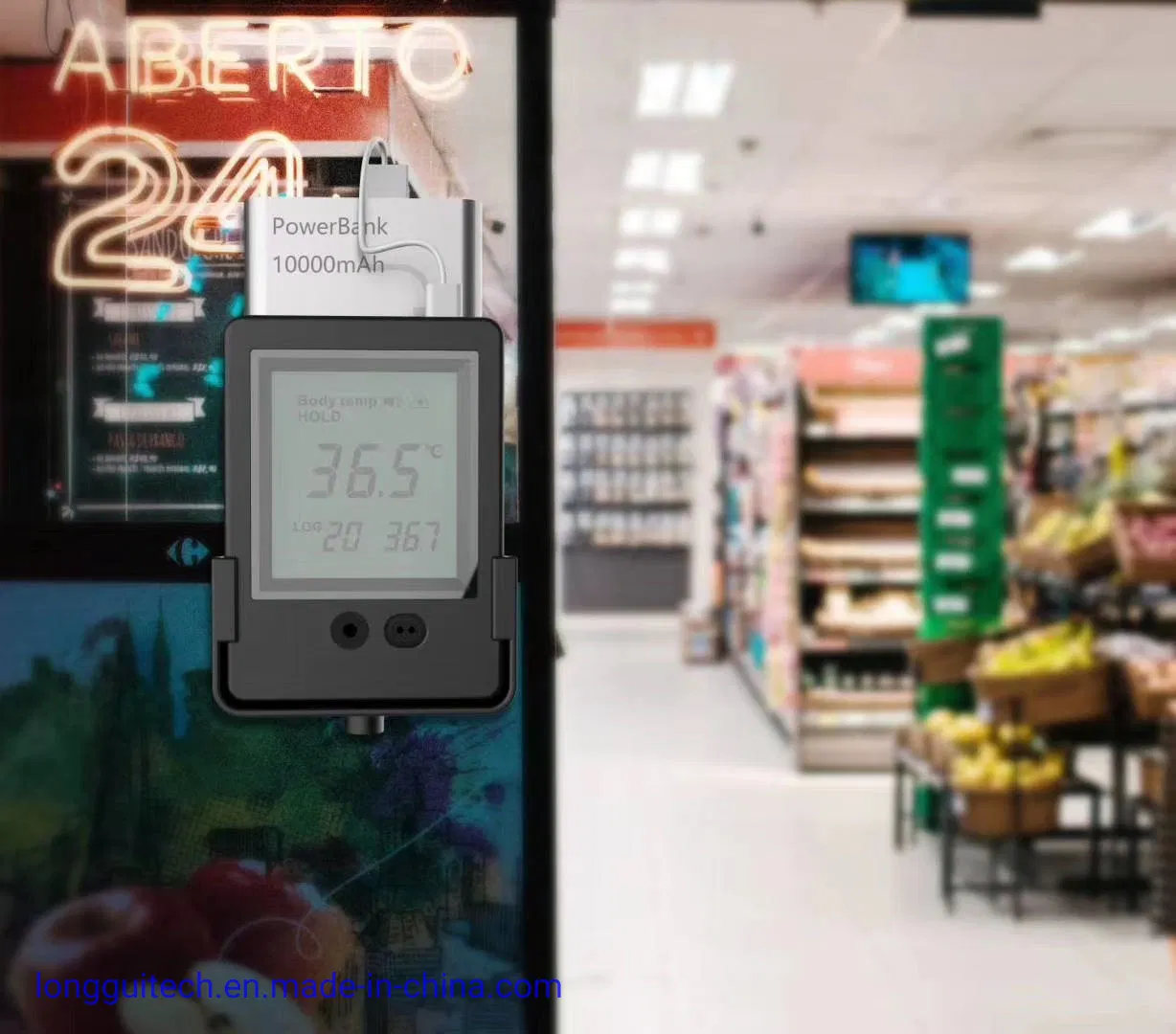 Automatic Ai Smart Thermometer for Shopping Center