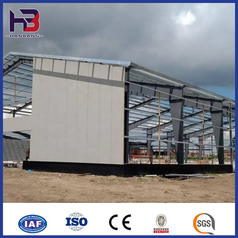 SGS Factory Supply Metal Construction Materials Prefabricated Steel Structure Workshop Building