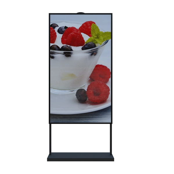 55-дюймовый ультратонкий LCD дисплей для рекламы