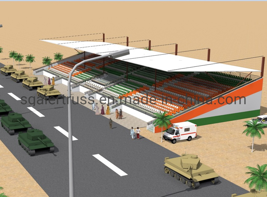 China Factory Customizable Light Steel Structure for Metal Buildings Stadium Roof