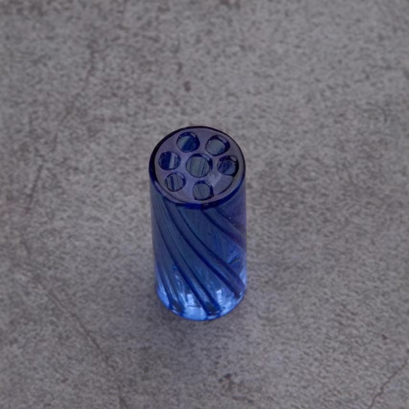 Borosilicate Colored Glass Spiral Cigarette Holder