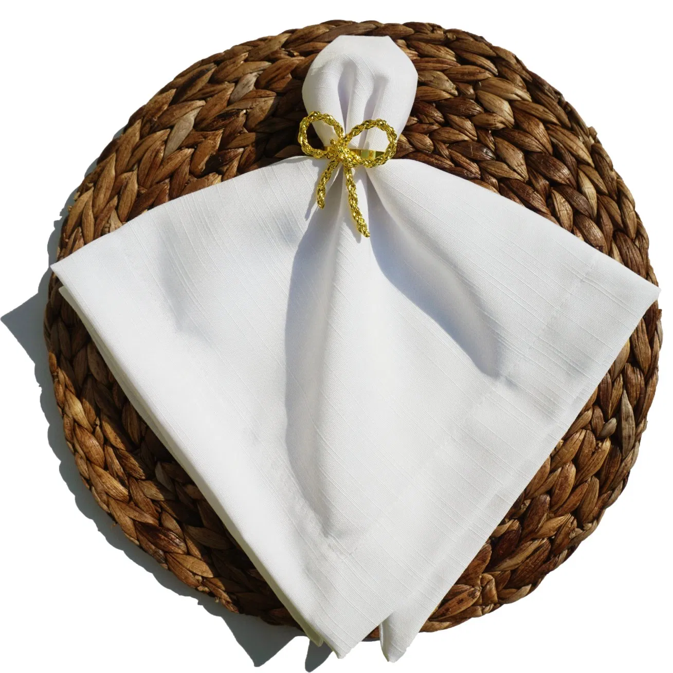 Customizable Luxury Napkins for Weddings & Events Premium Soft Fabric White Table Napkin