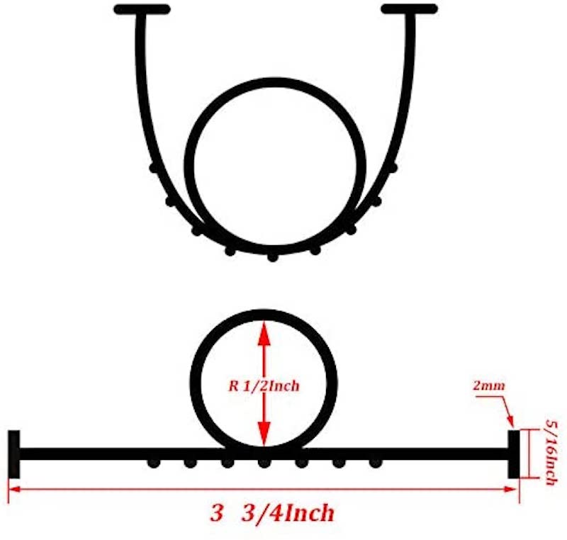 Door Seal Rubber Weatherstrip Threshold Weather Strip