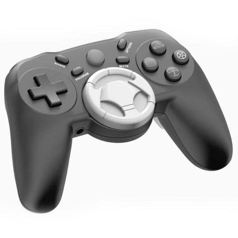 Беспроводной джойстик для PS4 с рулем