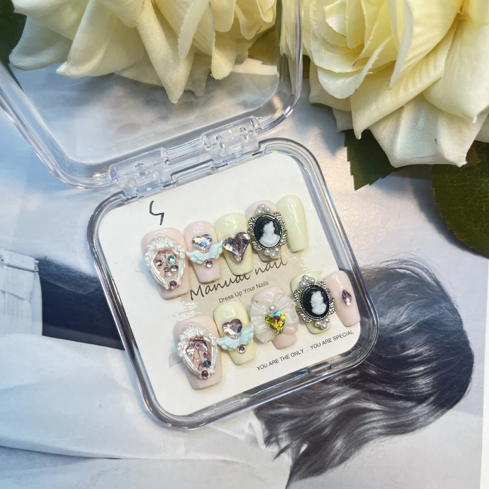 Custom Premium Quality Hand Made False Nails Artificial Acrylic Fingernails