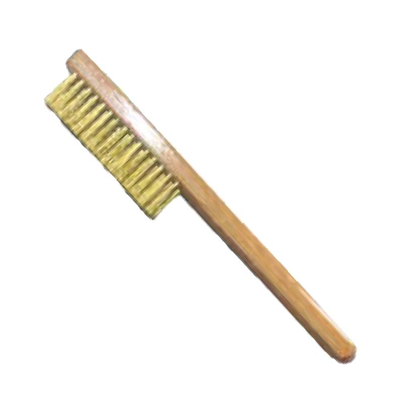 Взрывобезопасная латунная щётка с длинной ручкой Wedo